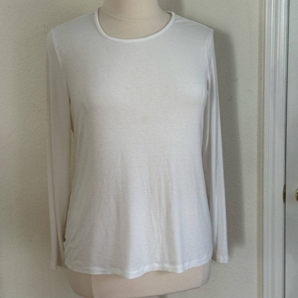 Classic Ecru Long Sleeve Top size 16 (Chicos size 3)